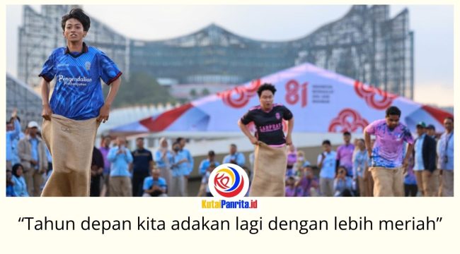 Rangkaian Pekan Olahraga dan Seni Nusantara (Porsentara) 2026 yang berlangsung 27 Juli–13 Agustus resmi berakhir di Ibu Kota Nusantara. Kegiatan yang diikuti ratusan kontingen tersebut menjadi bagian dari rangkaian menyambut HUT ke-81 Kemerdekaan RI. Foto: Humas Otorita IKN.