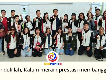 Kontingen Ikatan Olahraga Dansa Indonesia (IODI) Kalimantan Timur tampil pada Kejurnas IODI XVI di Jakarta, Sabtu (15/8/2026). Foto: Humas KONI Kaltim.
