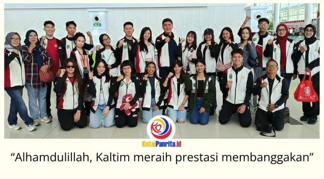 Kontingen Ikatan Olahraga Dansa Indonesia (IODI) Kalimantan Timur tampil pada Kejurnas IODI XVI di Jakarta, Sabtu (15/8/2026). Foto: Humas KONI Kaltim.