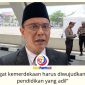 Ketua Komisi IV DPRD Samarinda, Mohammad Novan Syahronny Pasie, menilai pemerataan pendidikan perlu diperkuat, terutama pada sekolah yang menghadapi keterbatasan kapasitas dan fasilitas akibat meningkatnya jumlah peserta didik. Foto: Fathur Rabbany.