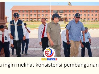 Kepala Otorita IKN, Basuki Hadimuljono, menerima kunjungan Menteri PPN/Kepala Bappenas periode 2019–2024, Suharso Monoarfa, di KIPP Nusantara, Kamis (20/8/2026), untuk meninjau perkembangan pembangunan IKN. Foto: Humas Otorita Ibu Kota Nusantara.