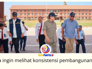 Kepala Otorita IKN, Basuki Hadimuljono, menerima kunjungan Menteri PPN/Kepala Bappenas periode 2019–2024, Suharso Monoarfa, di KIPP Nusantara, Kamis (20/8/2026), untuk meninjau perkembangan pembangunan IKN. Foto: Humas Otorita Ibu Kota Nusantara.
