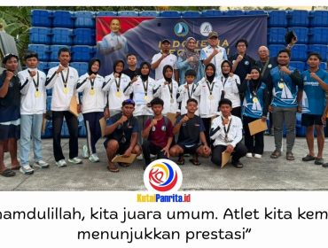 Kontingen Kalimantan Timur (Kaltim) sukses merebut gelar juara umum Kejurnas Layar Indonesia Regatta II 2026 di Indonesia National Sailing Centre (INSC), Ancol, Jakarta Utara. Dari 16 atlet, Kaltim mengoleksi 10 medali, terdiri atas lima emas, empat perak, dan satu perunggu. Foto: Porlasi Kaltim.