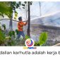 Otorita IKN memperkuat pengendalian karhutla melalui strategi terpadu yang mencakup pencegahan, penanggulangan, dan pemulihan. Upaya ini diperkuat dengan pembentukan Satuan Reaksi Cepat Multi Pihak yang melibatkan pemerintah, perusahaan, organisasi lingkungan, dan relawan untuk mempercepat penanganan di lapangan. Foto: Humas Otorita IKN.