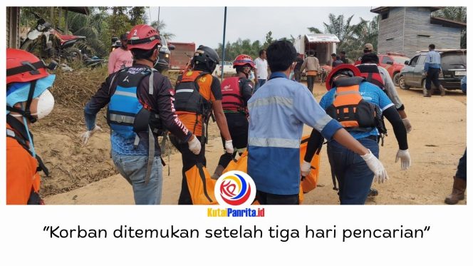 
 Karyawan PT EAS, Marupa (49), ditemukan meninggal dunia di wilayah Desa Penoon, Kecamatan Kembang Janggut, Minggu (6/9/2026), setelah tiga hari pencarian usai tenggelam di Sungai Belayan.