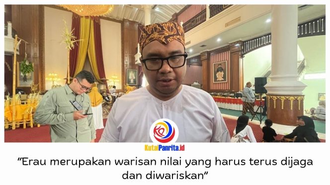 
 Bupati Kutai Kartanegara Aulia Rahman Basri menyampaikan penghormatan kepada Sultan, Kerabat Kesultanan, pemangku adat, serta seluruh masyarakat yang menjaga kelestarian Erau sebagai warisan budaya Kutai dari generasi ke generasi. Foto: Fairuzzabady.