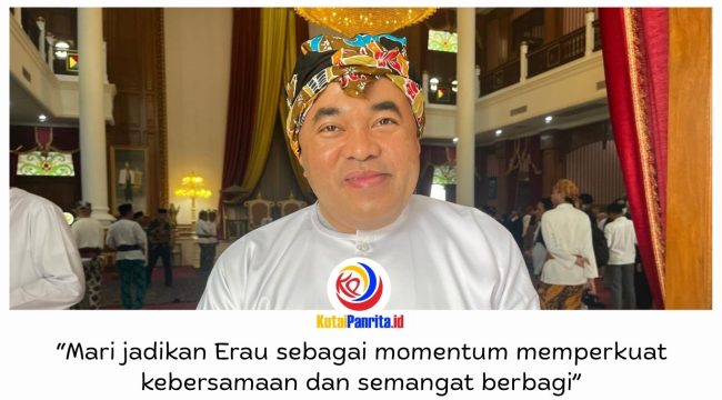 Ketua DPRD Kutai Kartanegara Ahmad Yani berharap pelaksanaan Erau mendapat dukungan dan keterlibatan masyarakat, sehingga seluruh rangkaian pesta adat berjalan lancar sekaligus tetap menjaga nilai-nilai budaya Kutai. Foto: Fairuzzabady.