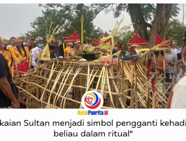 Ritual Menjamu Benua digelar di Tenggarong, Kamis (17/9/2026), sebagai bagian dari persiapan Erau Adat Kuta Kesultanan Kutai Kartanegara Ing Martadipura sekaligus penanda adat penetapan pelaksanaan Erau oleh Sultan. Foto: Fairuzzabady.