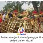 Ritual Menjamu Benua digelar di Tenggarong, Kamis (17/9/2026), sebagai bagian dari persiapan Erau Adat Kuta Kesultanan Kutai Kartanegara Ing Martadipura sekaligus penanda adat penetapan pelaksanaan Erau oleh Sultan. Foto: Fairuzzabady.