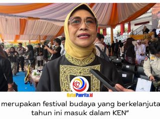Anggota DPR RI Dapil Kalimantan Timur Hetifah Sjaifudian menyampaikan apresiasi atas masuknya Erau Adat Kutai 2026 dalam Karisma Event Nusantara (KEN) sebagai bagian dari agenda pariwisata nasional. Foto: Fairuzzabady.