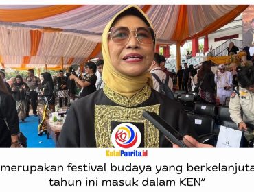 Anggota DPR RI Dapil Kalimantan Timur Hetifah Sjaifudian menyampaikan apresiasi atas masuknya Erau Adat Kutai 2026 dalam Karisma Event Nusantara (KEN) sebagai bagian dari agenda pariwisata nasional. Foto: Fairuzzabady.