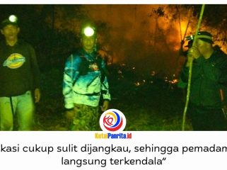 Kebakaran melanda areal eks HGU PTPN 13 Tanjung Santan di Desa Bunga Putih, Marangkayu, Kukar. Api membakar kawasan hutan bambu, semak belukar, dan rawa gambut dengan luasan diperkirakan mencapai 150 hektare.