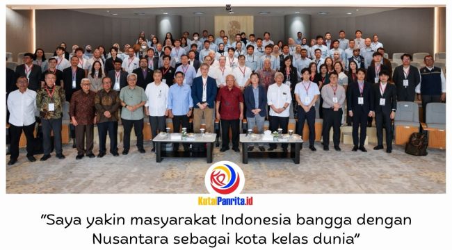 Sebanyak 42 delegasi The 127th REAAA Governing Council Meeting meninjau langsung perkembangan pembangunan kawasan Nusantara, mulai dari ruang diskusi hingga lapangan, Senin (5/10/2026). Foto: Humas Otorita IKN.
