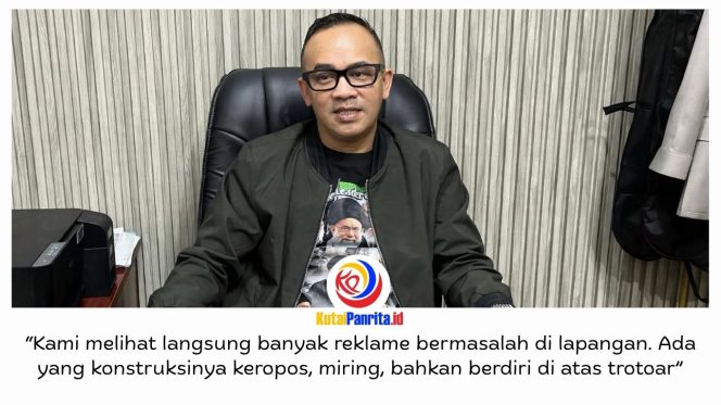 
 Anggota Komisi I DPRD Samarinda, Adnan Faridhan, menyoroti maraknya reklame ilegal yang membahayakan keselamatan dan mengganggu ketertiban ruang publik.