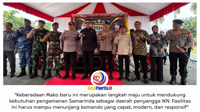 
 Ketua DPRD Samarinda, Helmi Abdullah, mengapresiasi peresmian Mako Batalyon B Pelopor Satbrimob Polda Kaltim di Samarinda Seberang yang diharapkan memperkuat kesiapsiagaan pengamanan dan menjaga kondusivitas Kota Samarinda sebagai penyangga IKN.