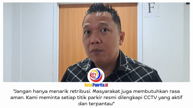 
 Ketua Komisi III DPRD Samarinda, Deni Hakim Anwar, meminta penerapan parkir digital dan berlangganan dibarengi peningkatan keamanan kendaraan serta kualitas pelayanan, termasuk mengantisipasi kehilangan barang milik pengguna parkir seperti helm.