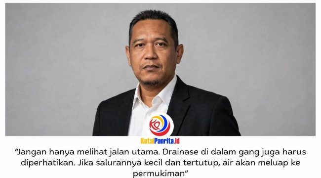 Anggota Komisi I DPRD Samarinda, Suparno, mendorong pembenahan drainase lingkungan dan pembangunan kolam retensi sebagai solusi untuk mengurangi banjir di Kecamatan Sambutan akibat keterbatasan kapasitas sungai.