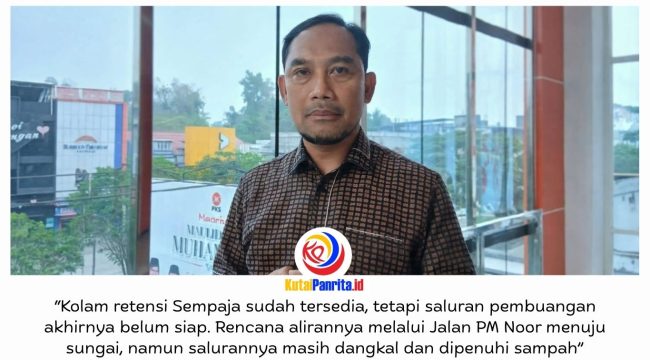 Anggota Komisi III DPRD Samarinda, Abdul Rohim, menyoroti belum optimalnya fungsi kolam retensi di Sempaja akibat belum tersedianya saluran pembuangan akhir yang memadai. Ia mendesak pembenahan drainase untuk mengurangi risiko banjir saat musim hujan.