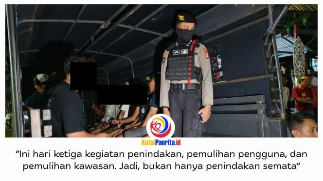 
 Satgas Operasi Sarang Narkoba Polda Kaltim mengamankan 31 orang dalam operasi ketiga di kawasan Gunung Bugis, Balikpapan, Kamis (15/10/2026) malam. Hasil tes urine menunjukkan 17 orang positif narkoba, termasuk seorang anak berusia 16 tahun yang berhadapan dengan hukum (ABH).