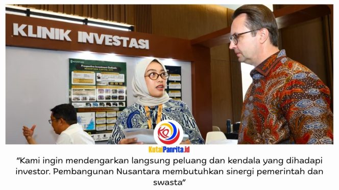 
 Mahakam Investment Forum (MIF) 2026 di IKN, Kamis (22/10/2026), menjadi ajang bagi investor dan delegasi internasional untuk berbagi pengalaman, bertukar gagasan, serta menjajaki peluang kerja sama investasi di Ibu Kota Nusantara. Foto: Humas Otorita IKN.