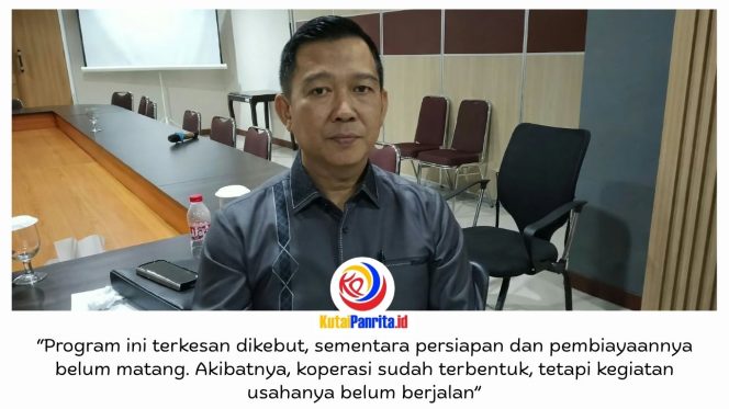
 Anggota Komisi II DPRD Kota Samarinda, Viktor Yuan, menyoroti belum optimalnya operasional Koperasi Kelurahan Merah Putih di 59 kelurahan se-Kota Samarinda akibat kendala pembiayaan, kesiapan usaha, dan pengelolaan, Senin (26/10/2026).